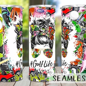 Golf Life Tumbler PNG, Golf LIfe Tumbler Sublimation Design Download, Golf Lover Tumbler PNG, Seamless 20oz Skinny Tumbler PNG, Golfer