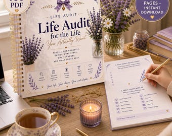 Life Audit Workbook, Personal Life Assessment & Self-Reflection
