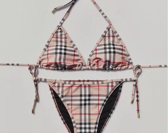 burberry inspired bikini