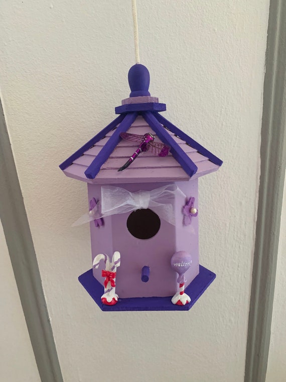 Candy colored birdhouse