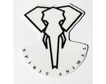 My Spirit Animal Is an Elephant - Spirit Animal Sticker - Elephant Sticker - Elephant Sticker - Laptop Diecut Decal Decal