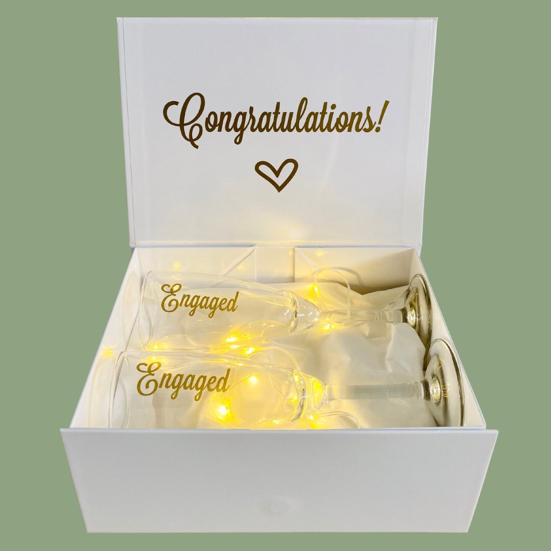 Congratulations on Engagement Congratulations Gift Box Etsy Australia