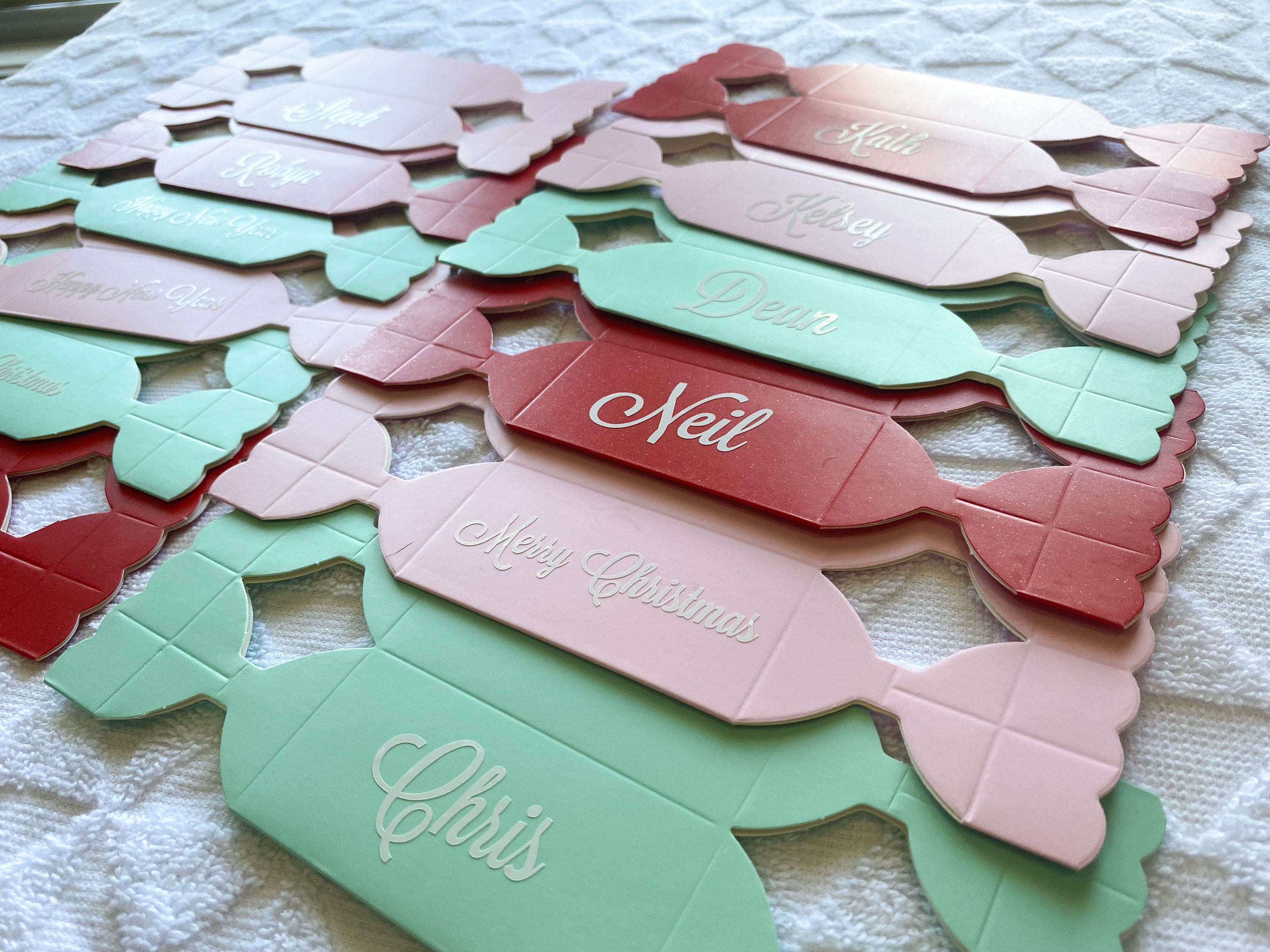 DIY Christmas Cracker Bonbons Personalised Bonbons Etsy Australia