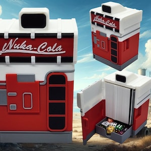 MTG Fallout Nuka Cola Verkaufsautomat Deck Box für EDH | Kommandant | Magic the Gathering | 100 Box | Snoo3d