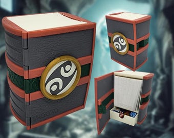 MTG Tamiyo's Journal Deck box for EDH | Commander | Magic the Gathering | 100+ card Box | Snoo3d
