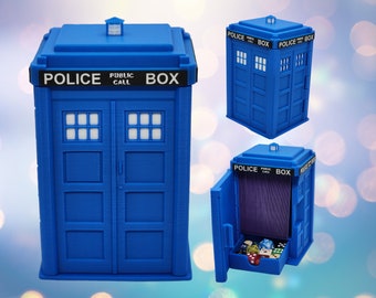 Caja de cubierta MTG Tardis para EDH / Commander / Magic the Gathering / Dice Box / Snoo3d