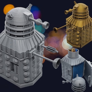 MTG Dalek Deck box for EDH | Dr Who | Magic the Gathering | Dice Box | Snoo3d