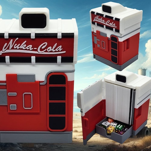 MTG Fallout Nuka Cola Vending Machine Deck Box for EDH | Commander