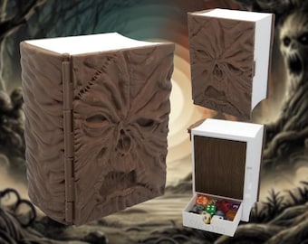 100-card+ Necronomicon Deck box | EDH | Commander | MTG Magic the Gathering | Pokemon | Yugioh | Digimon | Lorcana | One Piece | TCG Snoo3d