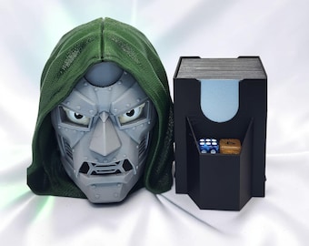 MTG Dr Doom Deck Box 100 card| EDH | Commander | Magic the Gathering | Lorcana | Marvel | Yugioh | One Piece | Snoo3d