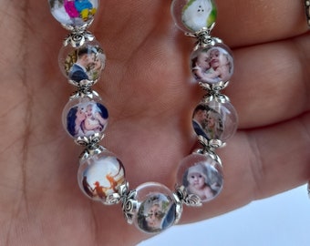 パーソナライズされた写真Tasbih、カスタム名写真ギフト
