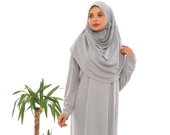 Gebetskleidung Einteiler für Frauen, Frauen Abaya, Frauen Burqa, Muslimisches Gebetskleid, Khimar Niqab, Geschenke für Sie, Hijab Gebetskleid