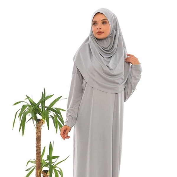 Prayer Clothes One Piece for Women, Women Abaya, Women Burqa, Muslim Prayer Dress, Khimar Niqab, Gifts for Her, hijab prayer dress