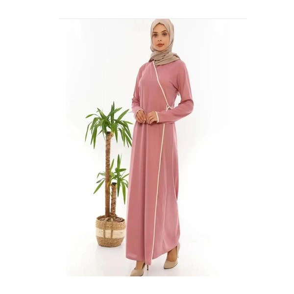 Robe de prière femme une pièce, Abaya femme, burqa femme, robe de prière musulmane, Khimar Niqab, cadeaux pour elle, robe de prière hijab