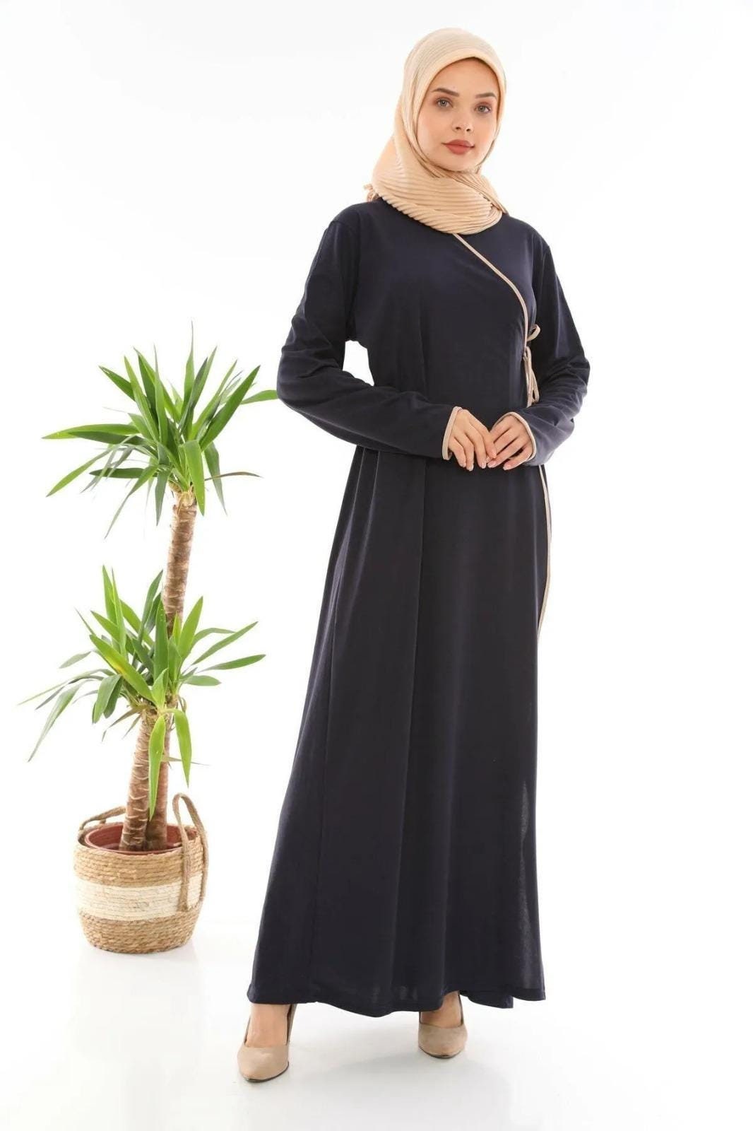 Abaya Per Le Donne - Abito Da Preghiera Musulmana Musulmana Abayas Con - 12