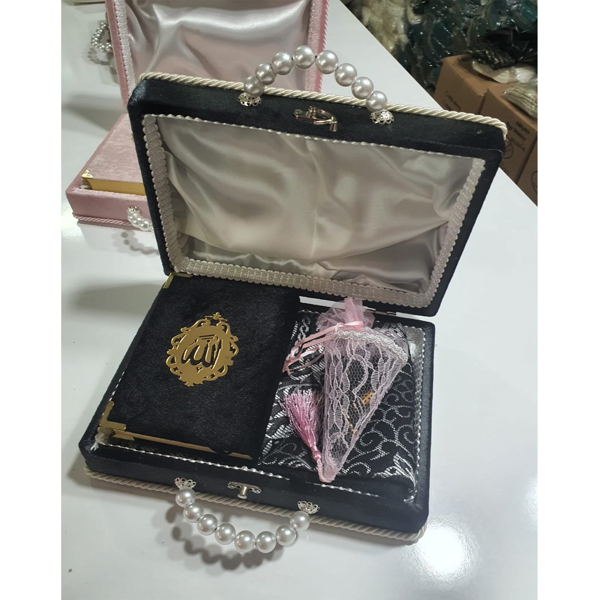 Islamic Gift Box, Quran Tasbih Prayer Mat