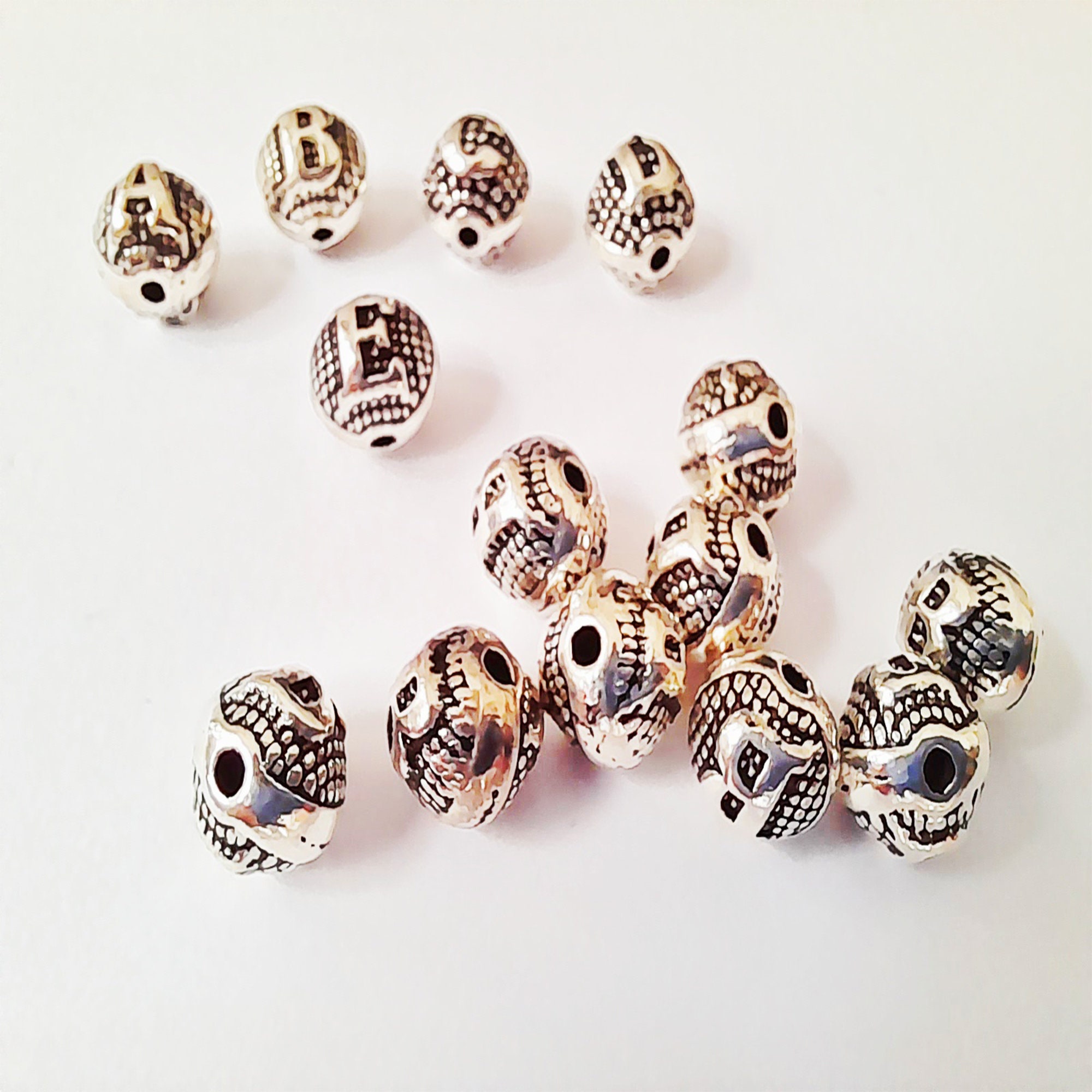 Alphabet Letters Beads Name Bracelet Beads Letter Kit Full Etsy