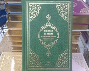 Der Heilige Koran, Koran mit deutscher Übersetzung, Quran Book German Translation, Arabic - German Quran, German Thermo Leather Cover Quran