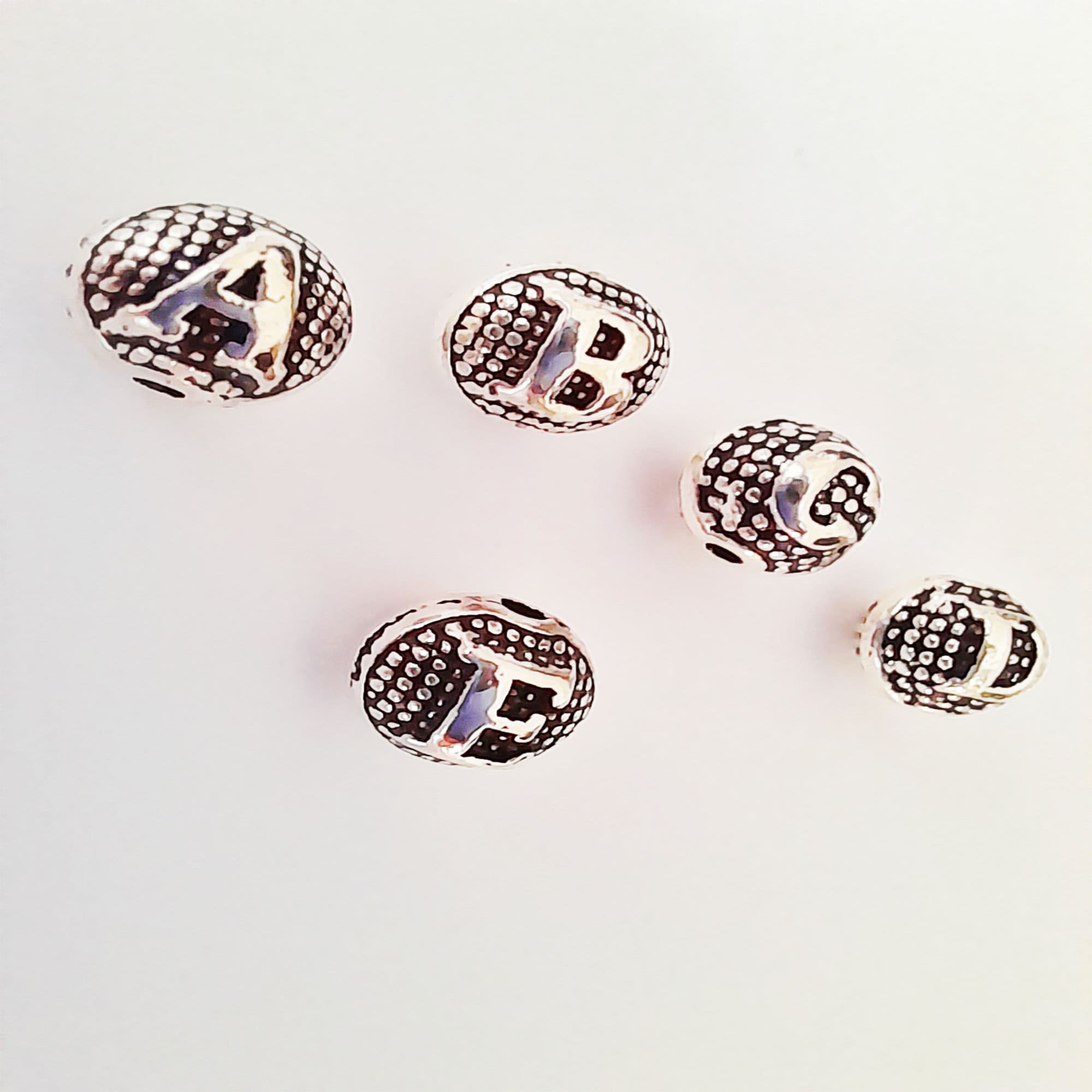 Alphabet Letters Beads Name Bracelet Beads Letter Kit Full Etsy