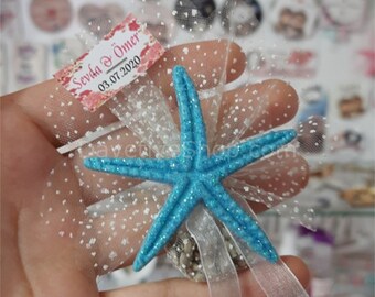 Wedding Bulk Favors, Personalized Baby Shower Favors, Star Magnet