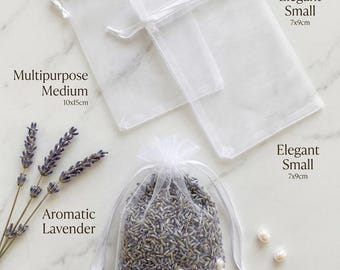 Premium Organza Beutel für Schmuck, Hochzeitsgeschenke, Partydekorationen, 50 Stück Organzabeutel