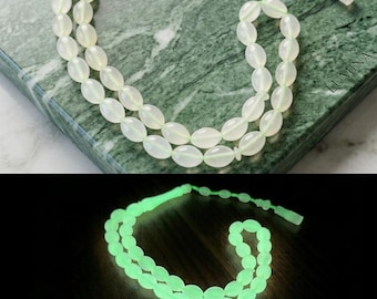 Glow in the Dark Prayer Beads, Luminous Tasbih 33, Phosphorescent Misbaha, Islamic Tesbih, Muslim Rosary Beads, Eid Gift for Him, Tasbeeh