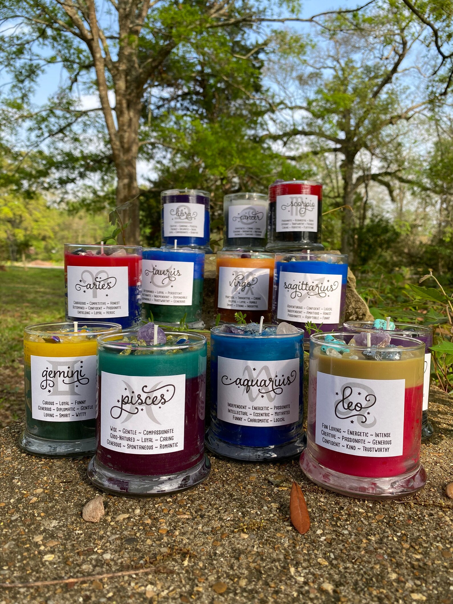 Zodiac Candles Etsy