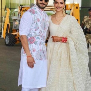 Printed kurta pajama for wedding 2025