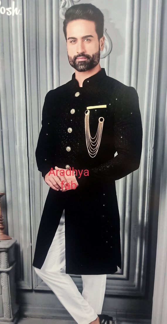 New indo hotsell western sherwani