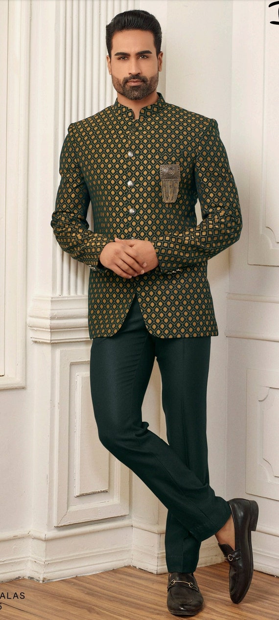 SOJANYA Formal Trousers  Buy SOJANYA Men Cotton Blend Bottle Green Solid  Formal Trousers Online  Nykaa Fashion