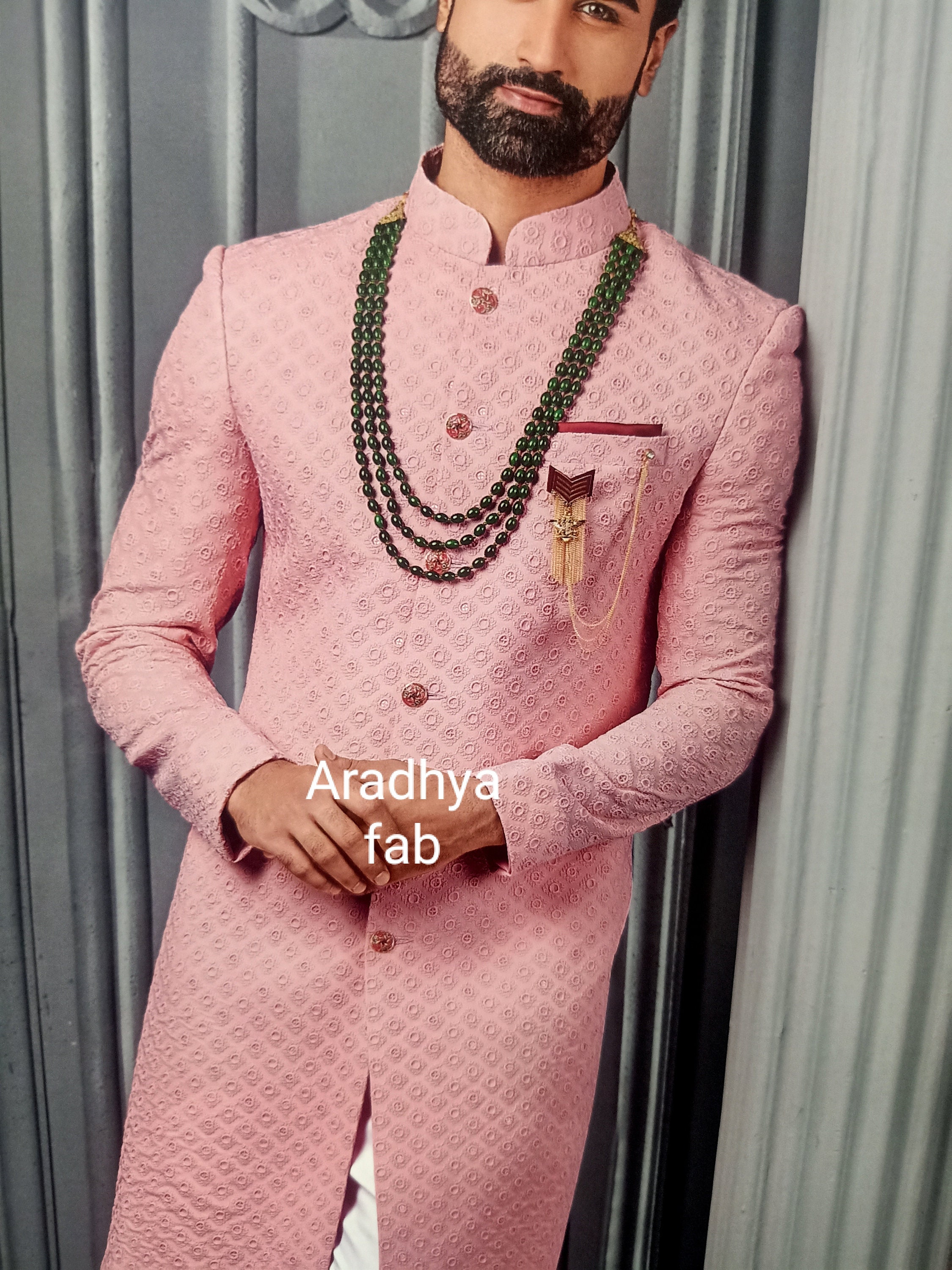 Indo western dresses for engagement for mens sale