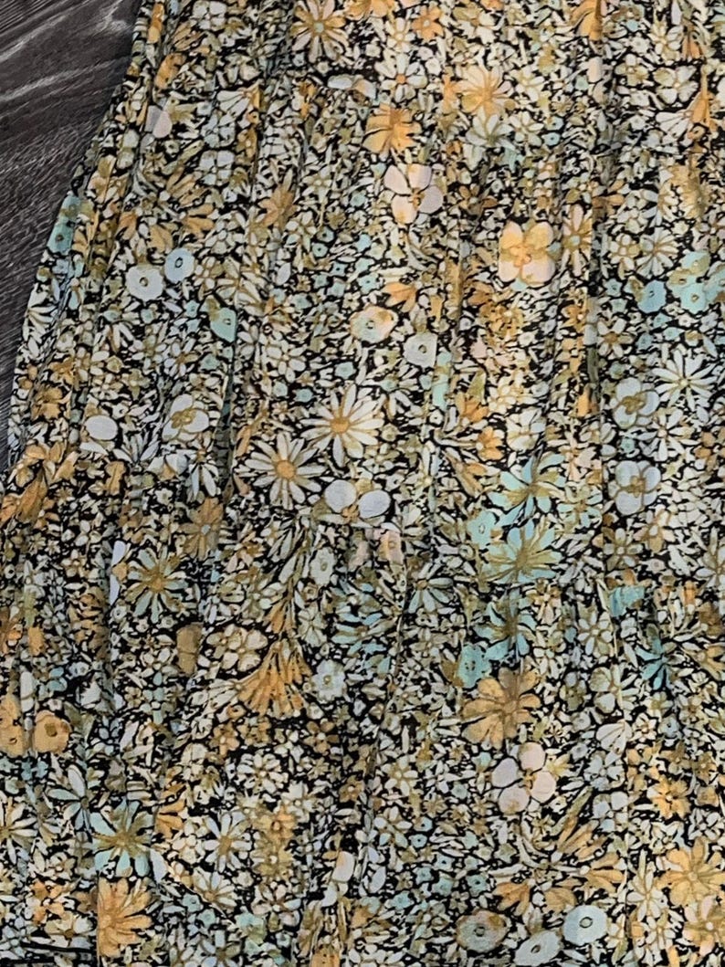 Free People "Feeling Groovy" Floral Boho Maxi Dress Size Small (319) image 2