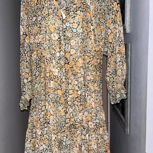 Free People "Feeling Groovy" Floral Boho Maxi Dress Size Small (319) image 6