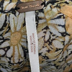 Free People "Feeling Groovy" Floral Boho Maxi Dress Size Small (319) image 10