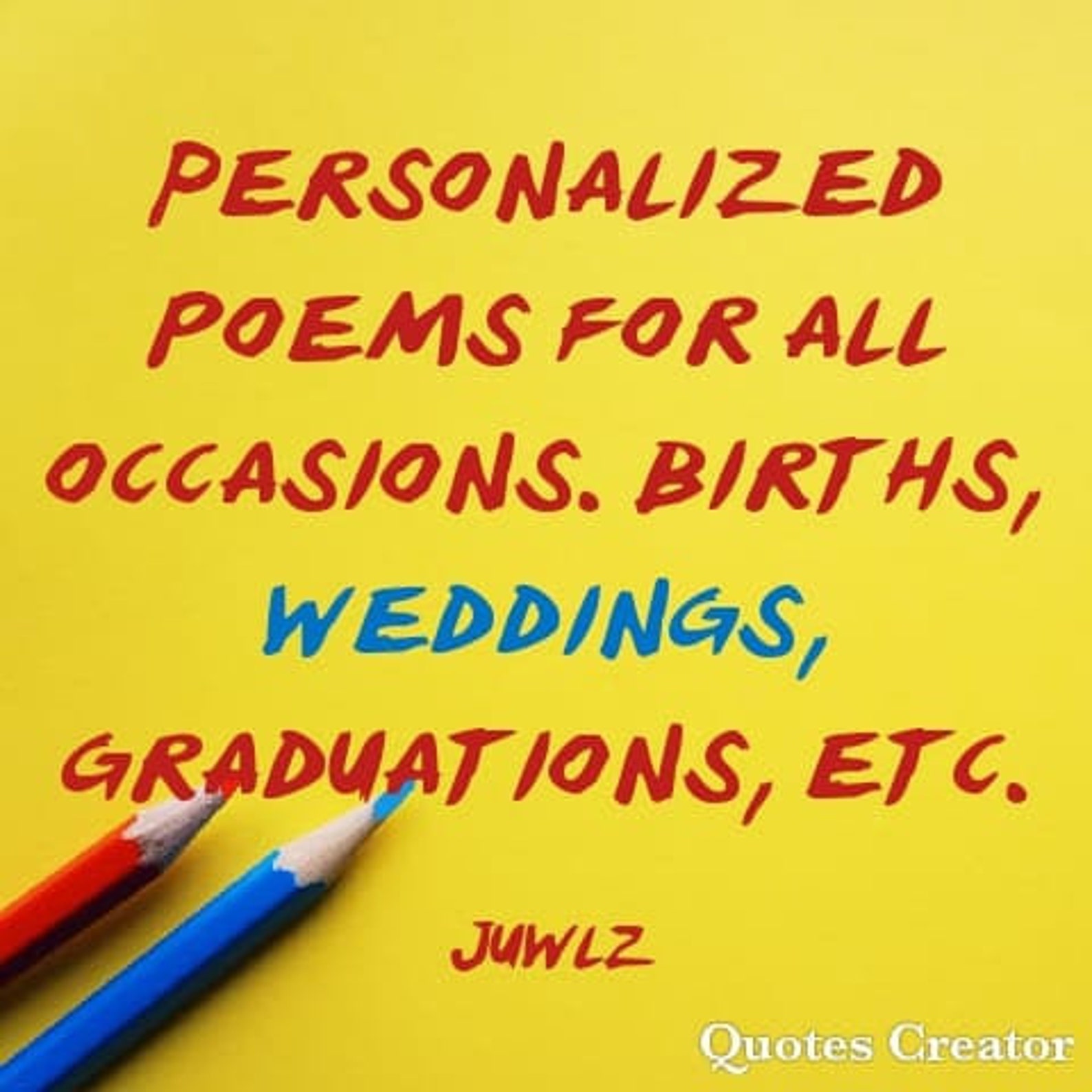 Personalized Poems for All Occasions Etsy