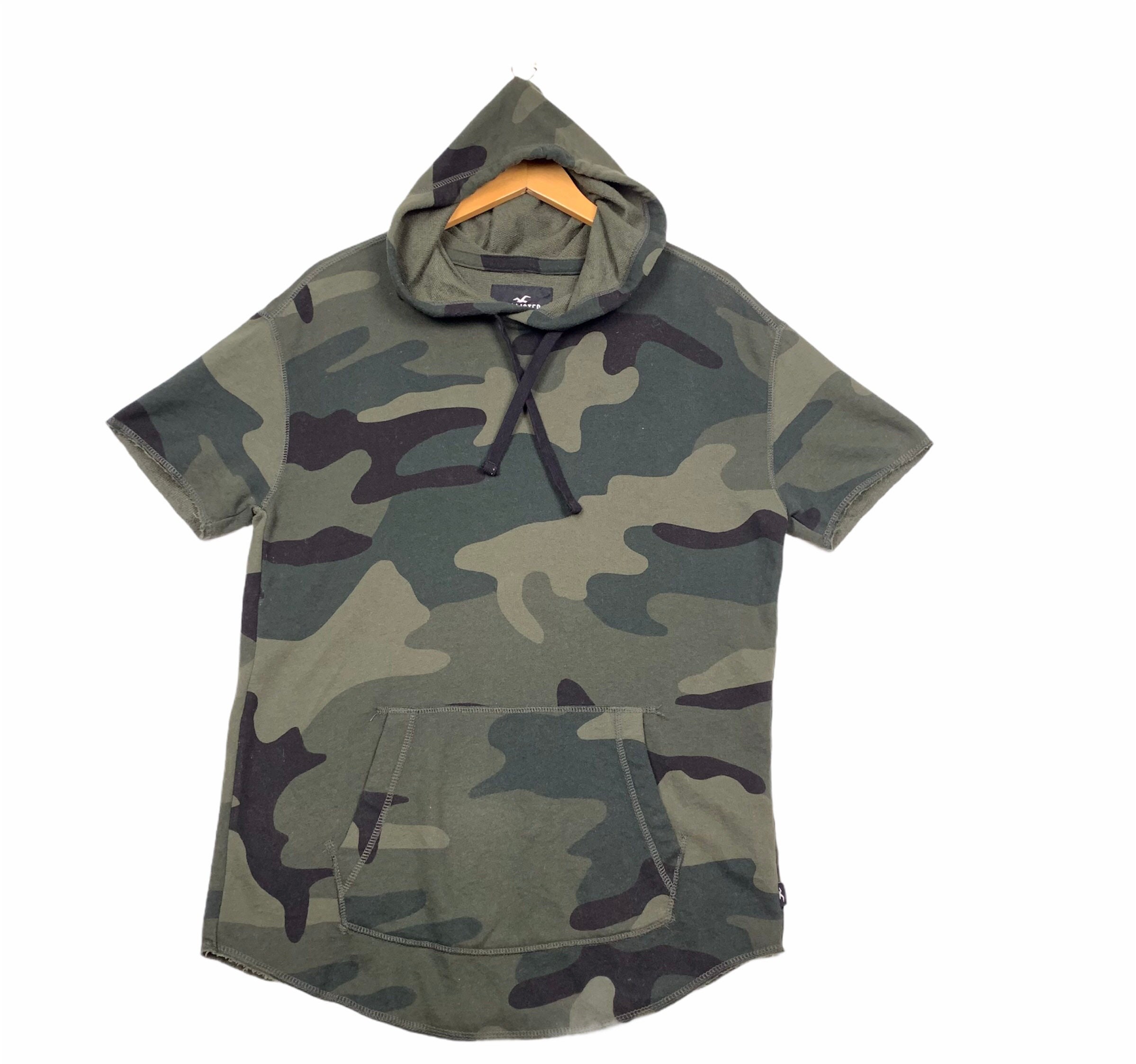 camo hollister hoodie