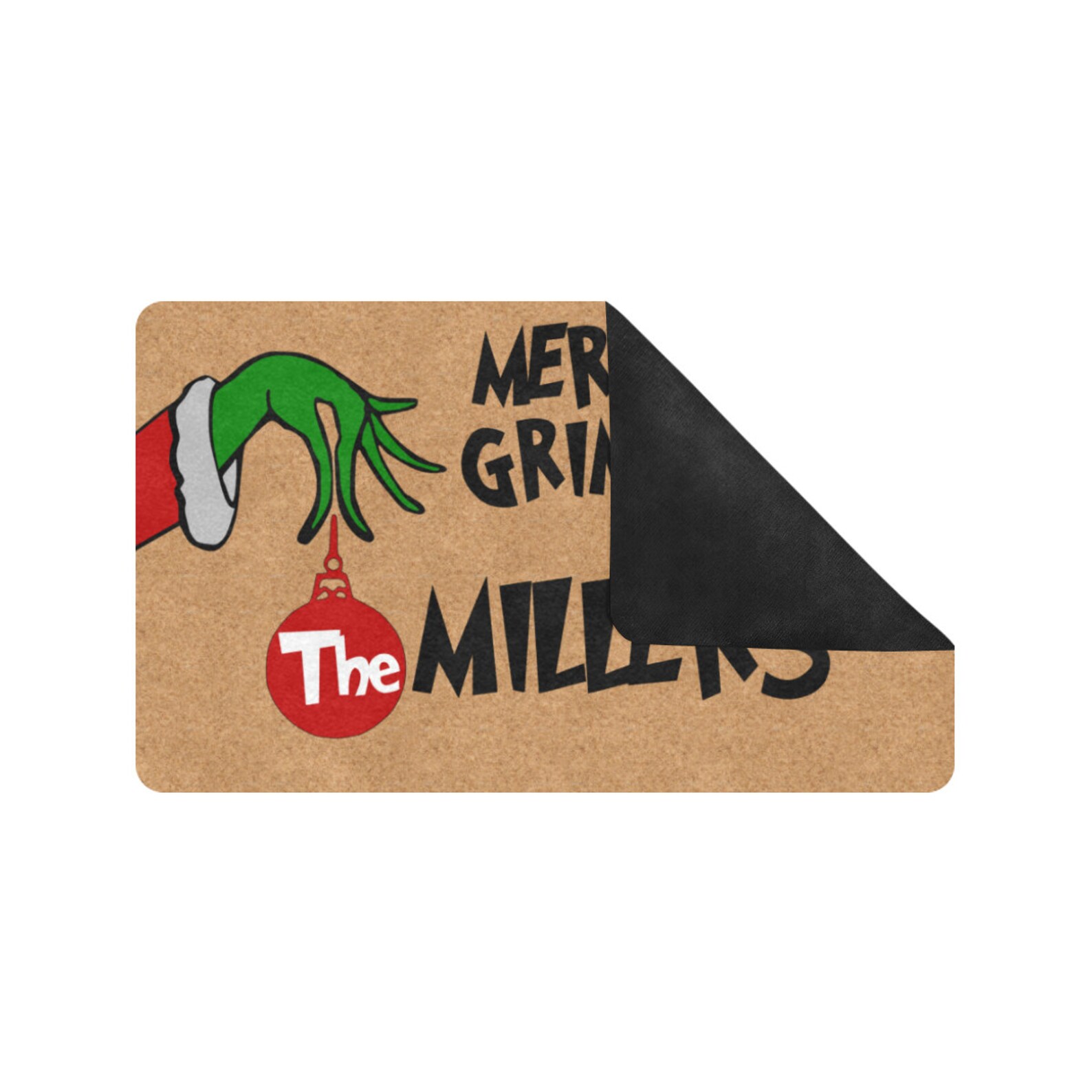 The Grinch Doormat Personalized Doormat Custom Doormat Etsy