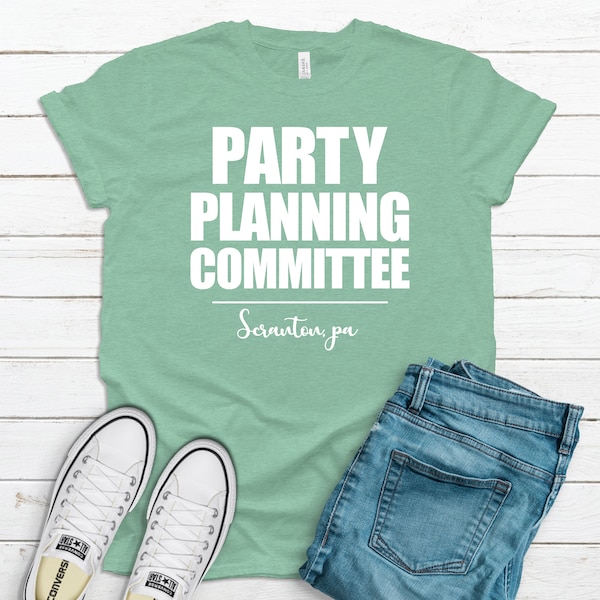 Party Planning Committee Shirt the Office Etsy