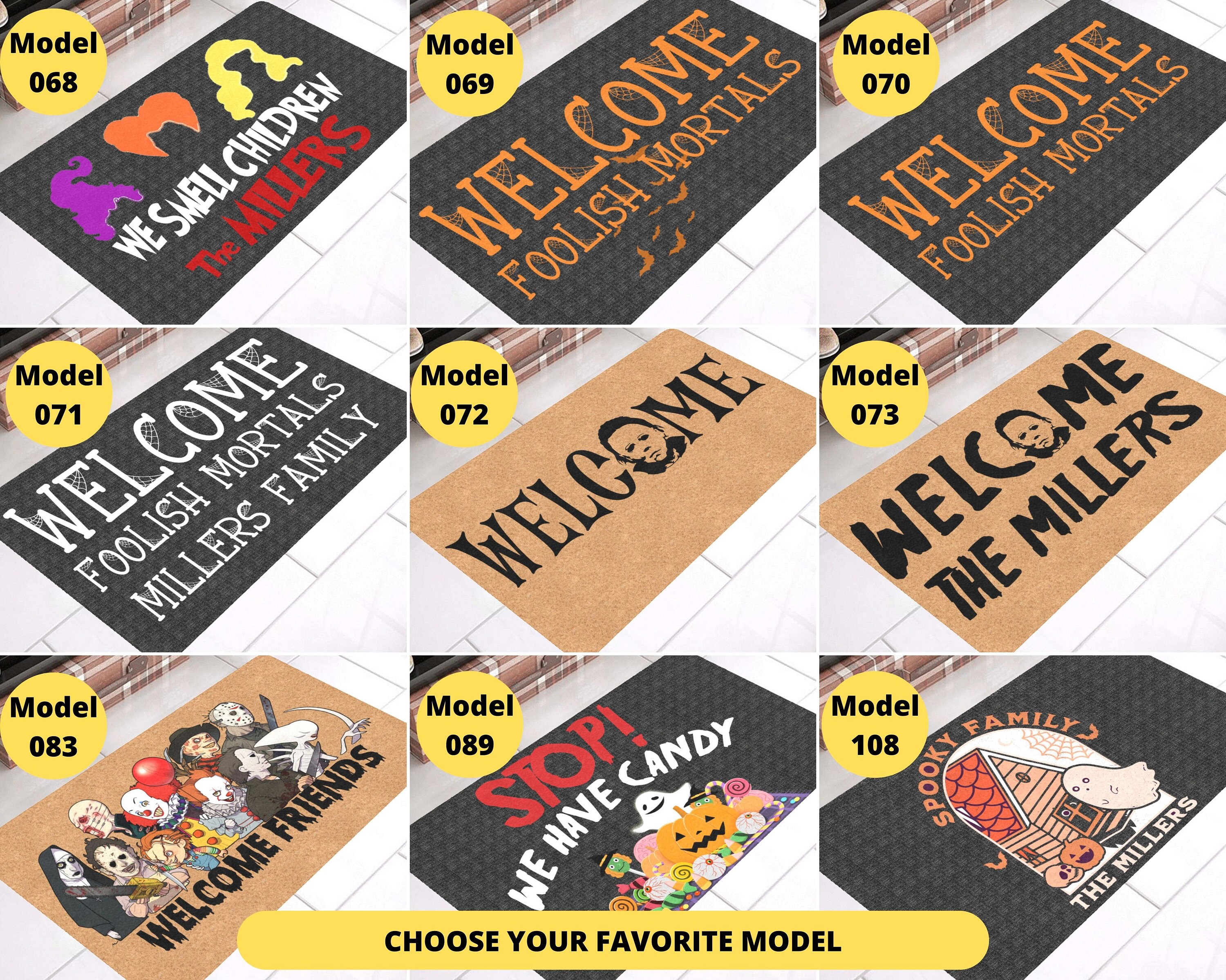 Michael Myers Home Doormat Doormat Home Decor Entryway - Etsy
