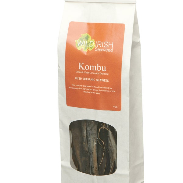 Kombu Kelp - Alghe biologiche irlandesi 40g/1,41oz