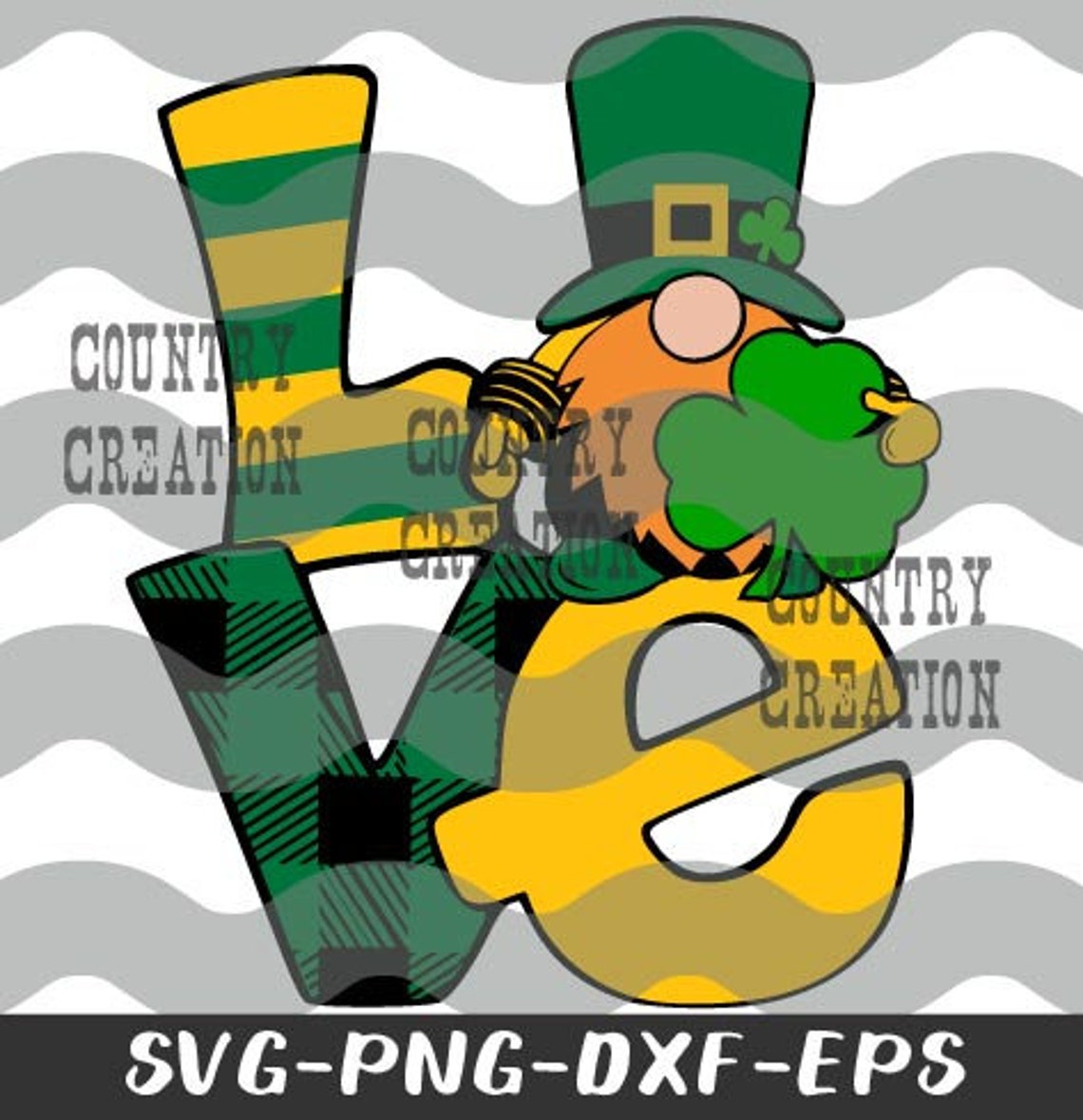 Download Layered St Patricks Day Gnome SVG Love Cut File St | Etsy