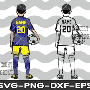 Jogador de futebol juvenil em camadas personalizável SVG, Gol de futebol, Futebol svg, Mãe do futebol Futebol Criança Svg Criança personalizada Svg Png Clipart