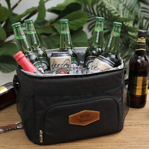 Monogrammed Insulated Cooler Bags - The Perfect Groomsmen Gift for Beach, Picnic, and Camping Trips