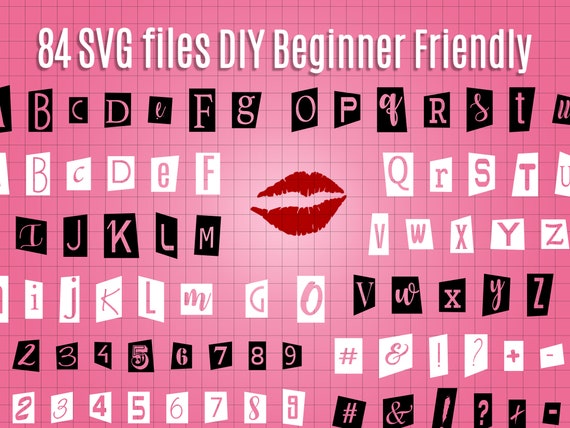 Burn Book SVG Letters Numbers Glyphs, Mean Girls Alphabet Ransom Style  Letters, Mean Girls Party Decoration -  Norway