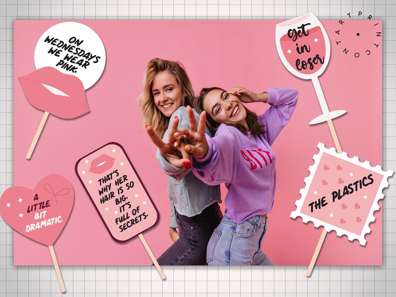 Mean Girls Photo Booth Props Mean Girls Props Mean Gi vrogue.co