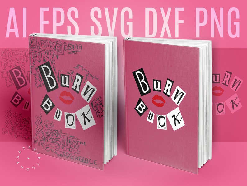 burn book cover print out