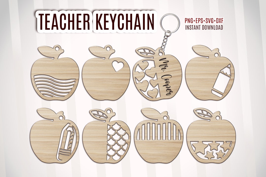 Teacher Appreciation Gifts SVG Laser Cut File, Teacher Gifts Tags