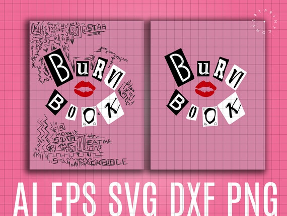 Burn Book SVG Burn Book Digital Mean Girls Quotes Burn Book -  Portugal