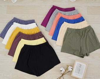 soft cotton shorts for women