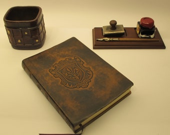 Leather journal / notebook  GR giglio
